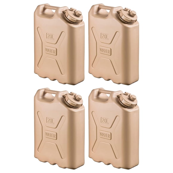 Contenedor de Agua Scepter 20L Portátil Estilo Militar Arena