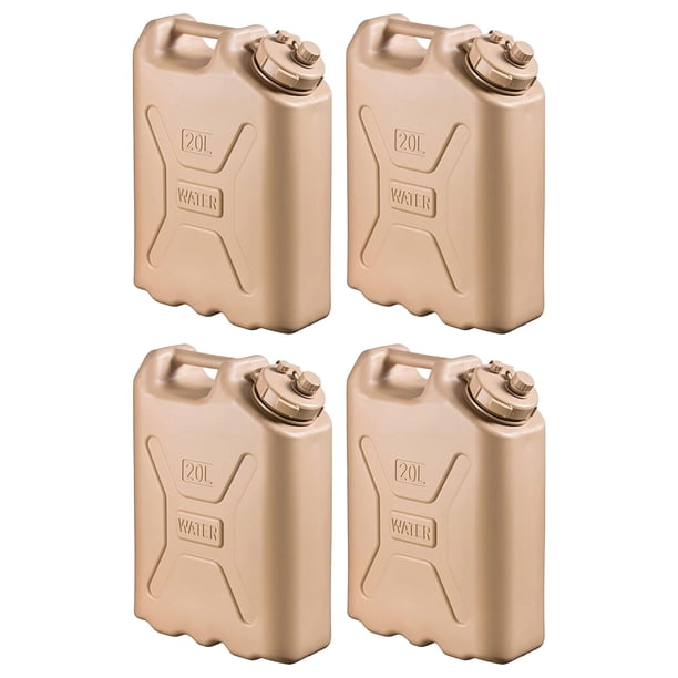 Contenedor de Agua Scepter 20L Portátil Estilo Militar Arena