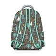 thumbnail image 3 of "Vintage Inspired Boho Bookbag – Tribal Print, 17 Inch Laptop Sleeve, Durable for Students & Commuters", 3 of 6