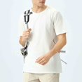 thumbnail image 2 of Men's Crew Neck T-Shirt UPF 50+ Sun Protection Quick Dry Short Sleeve Rashguard Swim Shirt SPF Workout Fishing Athletic Daily Casual Tops, 2 of 5
