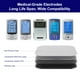 thumbnail image 4 of Almohadillas de repuesto para unidad TENS, NURSAL, reutilizables, 2x2, 20 unidades, con autoadhesivo mejorado para electroterapia, compatibles con AUVON TENS y TENS 7000., 4 of 5