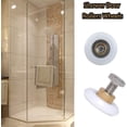 thumbnail image 3 of 4 Sizes Shower Door Rollers Runners Wheels Replacement Part Bathroom Glass Door Runner Sliding(27mm), 3 of 4