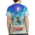 thumbnail image 2 of The Legend of Zelda 3D Printed T-Shirt Crewneck Graphic Short Sleeve Tees for Boys Girls, 2 of 7