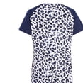 thumbnail image 3 of Jowowha Vêtements Adaptatifs pour Enfants Filles Combinaison à Manches Courtes Imprimée Anti-Rayures Besoins Particuliers Autisme Sensorielle Barboteuse Bleu Marine 12, 3 of 7
