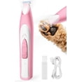 thumbnail image 1 of Paw Trimmer oneisall Low Noise con luz LED para perros, color rosa, 1 of 8