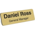thumbnail image 2 of SUTENGDA Custom Laser Engraving Metal Name Tags Badge for Business Personalized Identification ID Tag with Pin  Clear And Easy to Read., 2 of 4