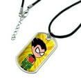 thumbnail image 2 of Teen Titans Go! Robin Military Dog Tag Pendant Necklace with Cord, 2 of 5