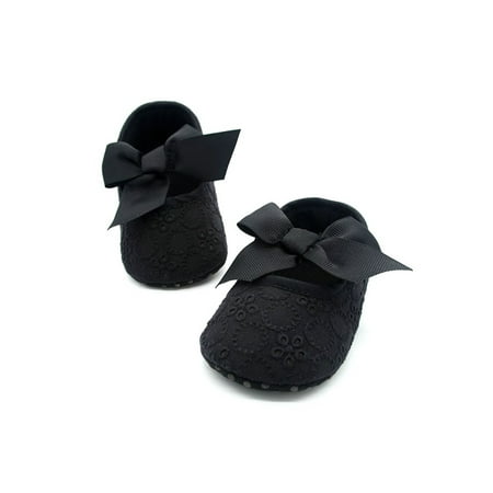 Lavaport Newborn Toddler Girls Crib Princess Shoes Baby Soft Sole Cotton Prewalker