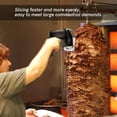 thumbnail image 4 of Rebanadora Eléctrica Shawarma Doner Kebab Inalámbrica con Cargador Rápido, 4 of 9