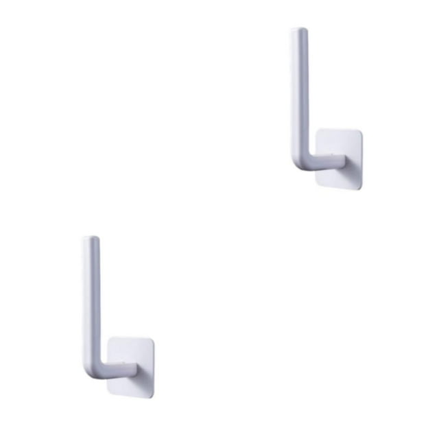 Maytalsory Utilize Vertical Space Easy To Install Wall-Mounted Rack - Multipurpose with Tape 2Set