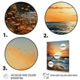 thumbnail image 3 of Designart "Sunrise Breeze on the Beach XI" Nautical & Beach Floater Framed Wall Decor, 3 of 7