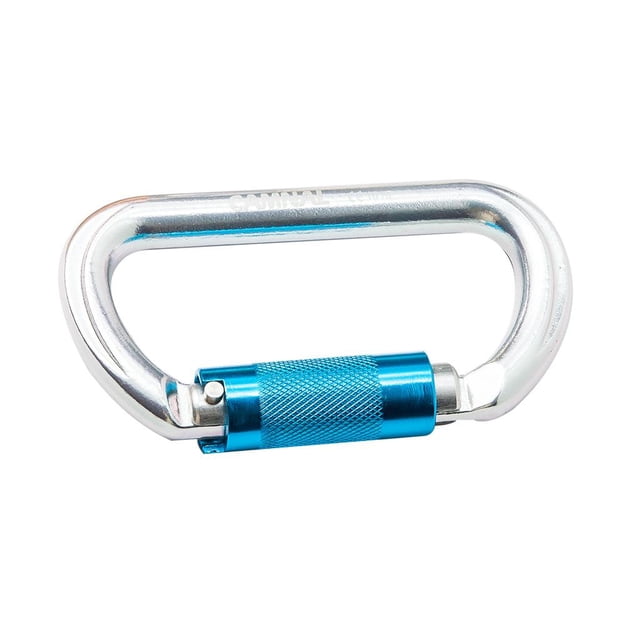 25KN / 2500KG Mosquetón De Autobloqueo De Puerta Giratoria Para En Roca Espeleología Arbolista Aparejo Rappel Herramienta De Deporte DYNWAVEMX Gancho de mosquetón de escalada