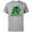 Athletic Heather, variant on Marvel Logo Hulk Four-Leaf Clovers Green St Patrick’s Day - Short Sleeve Cotton T-Shirt for Adults - Customized-Athletic Heather