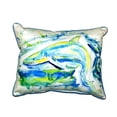 thumbnail image 3 of Betsy Drake SN357 11 x 14 in. Green Shark Small Indoor & Outdoor Pillow, 3 of 3