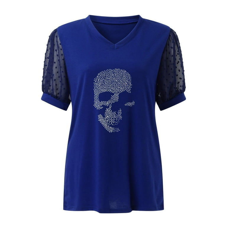 Elegant Print Printing V Neck Tops(6 Colors) Elegant Print Printing V Neck Tops(6 Colors)