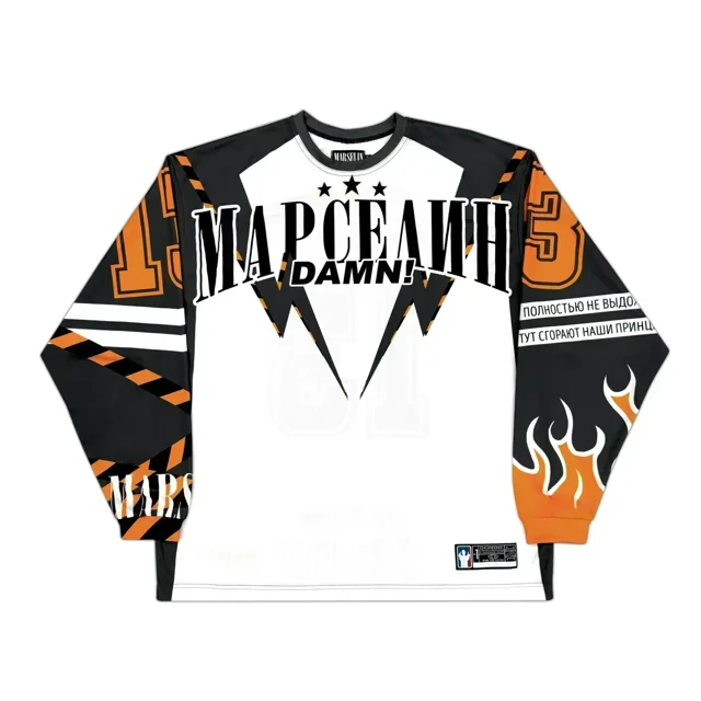 Camisetas de manga larga vintage Y2K, camisetas casuales de gran tamaño, ropa de calle Harajuku Hip Hop, camiseta de béisbol holgada, top informal unisex