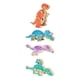 thumbnail image 2 of 4x bloques de dinosaurios de madera, constructor de dinosaurios de tallo de madera, juego de dinosaurios de construcción a presión, 2 of 7