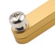 thumbnail image 2 of Bloque de tope de aleación de aluminio, localizador de línea ajustable para carpintería (dorado), 2 of 4