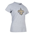 thumbnail image 3 of NFL Playera Aficionado Básica New Orleans Saints Gris para Mujer, Talla Mediana, 3 of 5