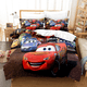 thumbnail image 3 of Disney Pixar Cars-Juego de ropa de cama, funda de edredón de dibujos animados de Anime, funda de almohada, decoración de cama, funda de edredón para dormitorio, traje de cama, regalo para niños, 3 of 5