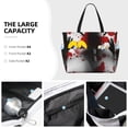thumbnail image 3 of Pofeuu Shadows Behind Print Beach Bag,Waterproof Sandproof Beach Tote Bag, Large Capacity Foldable Beach Bags for Women, 3 of 7