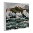 thumbnail image 3 of Stupell Industries Wild Coast with Turbulent Waves White Framed Giclee Art, design by Patricia Reynolds, 16 x 20, 3 of 8