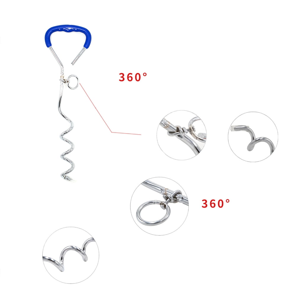 JZROCKER Pet Leashes Chain Leads Pet Dogs Chain Tractions Rope Leads Control Leashes for Media Large Dogs
