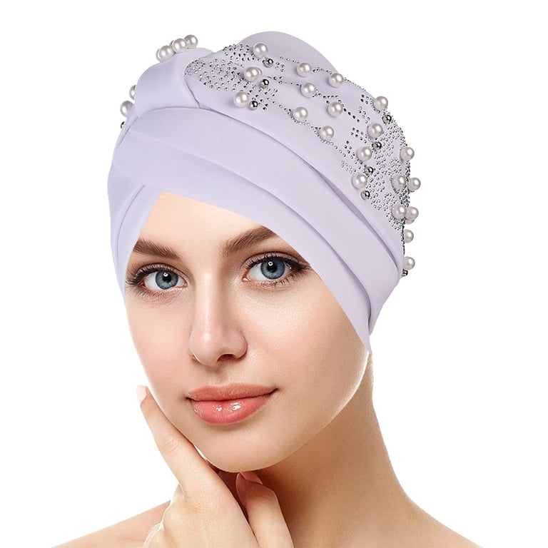 Sales 2026 Under $5 Grey Turban Headwear GIJNRIUIUA Womens  display picture 2