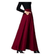 thumbnail image 1 of Falda larga, falda acampanada con cintura elástica, falda casual, 1 of 4
