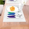 thumbnail image 5 of XMXT 1 Pcs Woven Placemats, Rainbow Love Print Stain Resistant Anti-Skid Placemat for Kitchen Table, 12 x 18 inches, 5 of 6