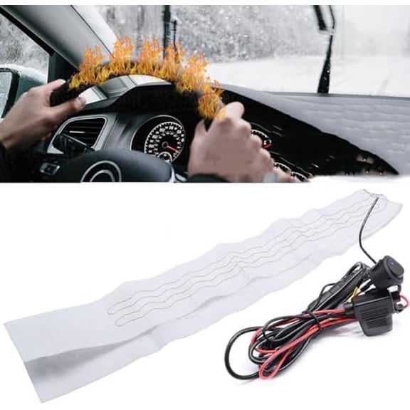 Heated Steering Wheel Cover, 12V for Car