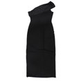 thumbnail image 2 of Ralph Lauren Womens One-Shoulder Ruched Sheath Dress, Black, 2, 2 of 2