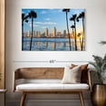 thumbnail image 3 of Elephant Stock Downtown San Diego Skyline Wall Art - Horizontal Canvas Wall Art - Living Room Wall Decor - City Canvas - Blue And Yellow Decor - 48" x 32", 3 of 8