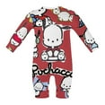 thumbnail image 6 of Pochacco Baby Footless Rompers, Long Sleeve Baby Onesie Jumpsuit for Boys Girls, 6 of 8