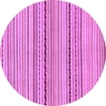 thumbnail image 1 of Ahgly Company Indoor Round Abstract Purple Modern Area Rugs, 6' Round, 1 of 4