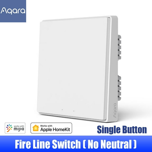 Amdohai Wall Switch D1 ZigBee Lumière Intelligente Télécommande Ligne Sans Fil Fil de Feu Avec/sans Neutre 1/2/3 Touches Switchs