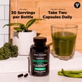 thumbnail image 6 of Vital Vitamins Chlorophyll Pills - Body Deodorizing Supplement - Made with Spirulina, Chlorella, Organic Parsley, Mint, & Activated Charcoal - Defeat Odor Naturally - for Women & Men - 60 Capsules, 6 of 9
