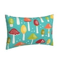 thumbnail image 2 of Balery Mushrooms Pillow Covers,Bed Pilowcases,Reversible Plush Throw Pillow Covers End Pillow Encasement,Pillow Case - 20"X30", 2 of 9