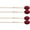 Maroon, variant on Malletech Concerto Marimba Mallets Set of 4 (2 Matched Pairs) White