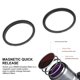 thumbnail image 4 of Convierta El Filtro De Rosca En Un Adaptador De Filtro Magnético, Kit De Adaptador De Filtro De Lente Magnético De aleación De Aluminio, Ajuste De Precisión Anticaída De 55-55, 4 of 7