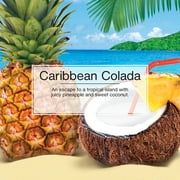 Little Trees Air Freshener Vent Wrap Caribbean Colada Fragrance 4-Pack