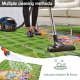 thumbnail image 5 of Green Happy Easter Outdoor Rug for Patio/Deck/Porch, Non-Slip Large Area Rug 6 x 9 Ft, Spring Easter Eggs Floral Plaid Indoor Outdoor Rugs Washable Area Rugs, Reversible Camping Rug Carpet Runner, 5 of 8