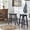 Antique Denim, variant on iNSPIRE Q Ashby Farmhouse Saddleback Counter Height Bar Stools, Antique White (Set of 2)