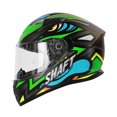 thumbnail image 1 of Casco Integral Para Moto ABS Shaft Atom L Color Negro/Color Verde Shaft SH-522 Atom, 1 of 4