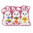 thumbnail image 1 of Hearth & Gear Easter Rabbit Bunny Eggshell Shaped Bunny Rug 31 Furry Blankets And Throws Rice Blanket Throw Couch Throw Area Rug under 50 Fluffiest Blanket in The World Blanket Classroom Area Rug, 1 of 6
