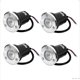 thumbnail image 1 of 4 LED Ground Recessed Spotlight-5W-12V-24V DC-Loadable to 800kg(Warm White), 1 of 5