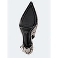 thumbnail image 6 of Devil Wears Prada Scoop Collection Women's Pointed Toe Slingback Heels, 6 of 6