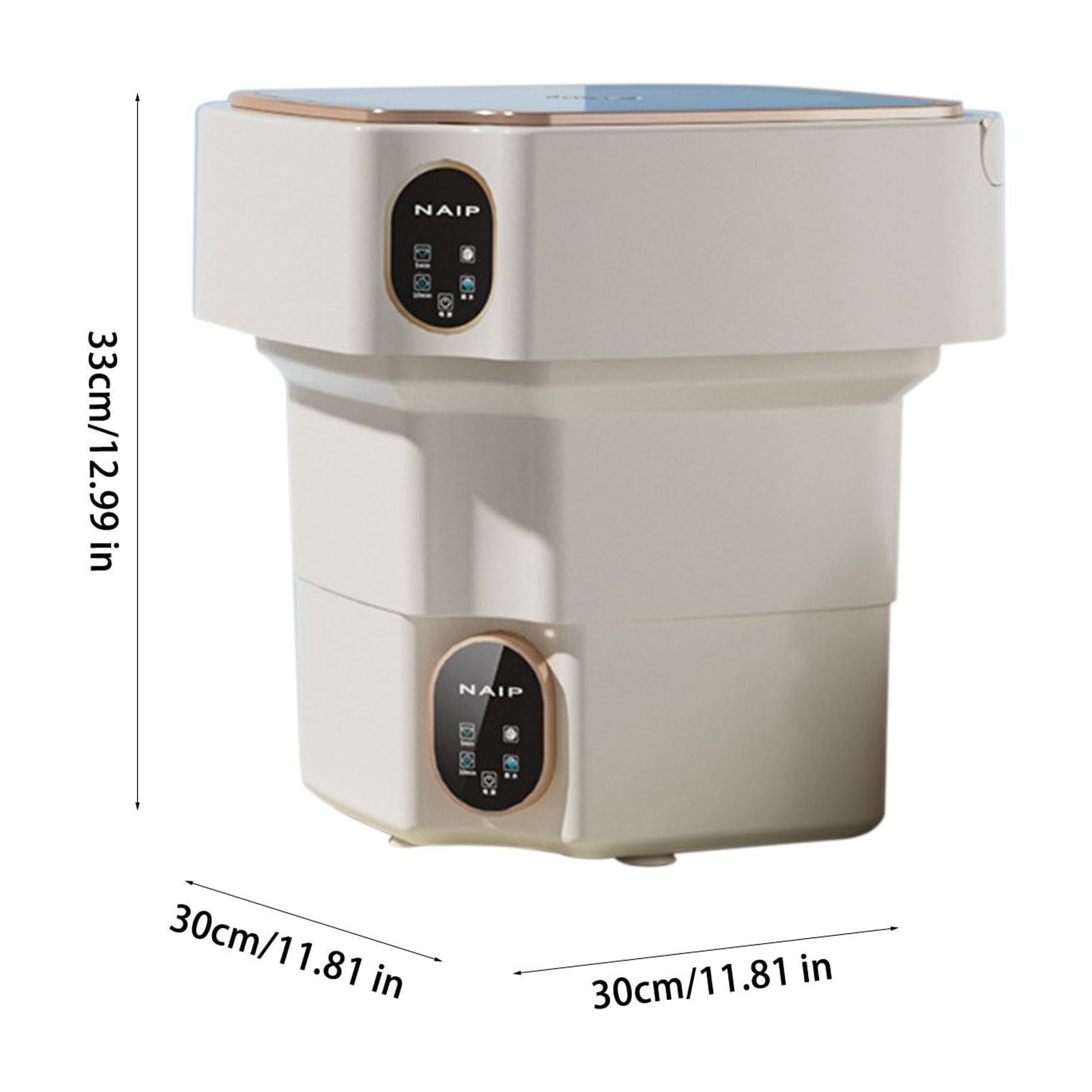 Begzeat Portable Washing Machine, 17L Upgraded Foldable Mini Washer and Spin Dryer with Deep Cleaning of Underwear, Baby Clothes and Small Clothes for Apartments, Dormitories, Camping, RV, Travel, Lau