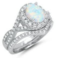 thumbnail image 5 of LaRaso & Co His Her Wedding Engagement Ring Set TRIO Couples Rings for Men Women 6/13, 5 of 6