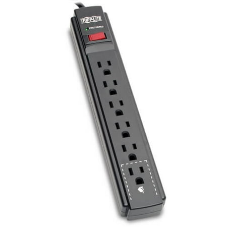 Tripp Lite TLP615B Protect It! 6-Outlet Surge Protector, 15ft Cord